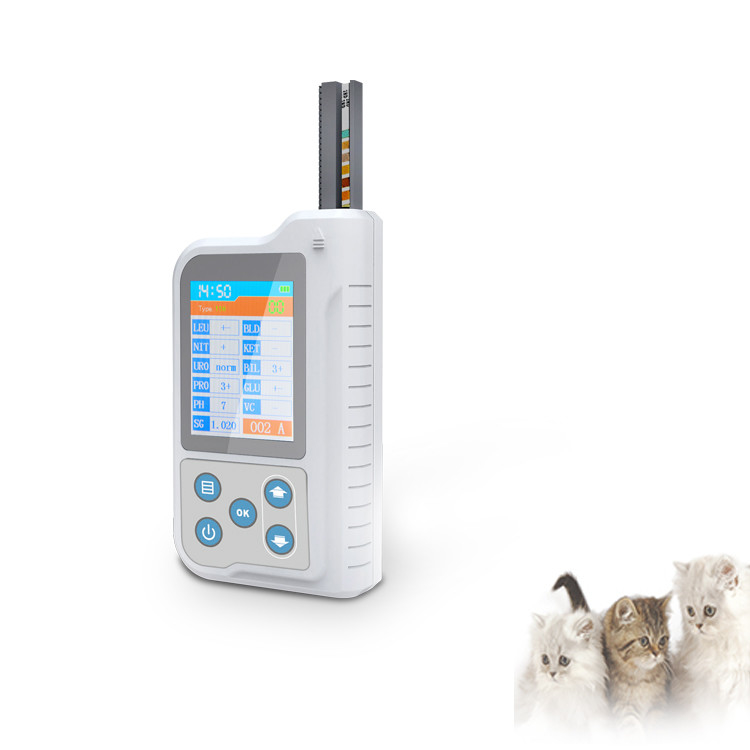 Анализатор мочи TFT подвергает Handheld ветеринарные медицинские поставки механической обработке 2,4&quot; LCD