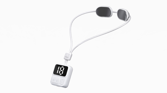 Massager шеи Aoolif 1200mah боль сброса умного портативная мини электрическая